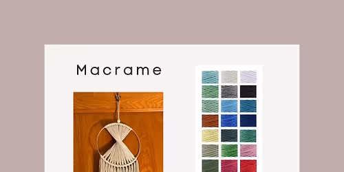 Macrame Wall Hanging 