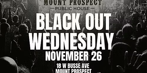 BLACKOUT WEDNESDAY