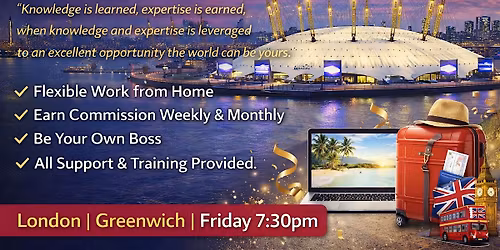 Learn how to start a remote-working travel business LONDON EVENT!!!