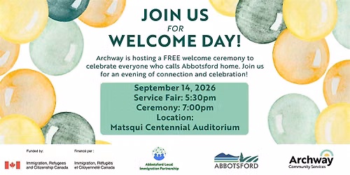 Welcome Day 2026