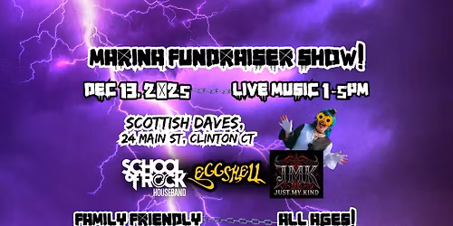 MARINA FUNDRAISER SHOW: LIVE MUSIC & ART!