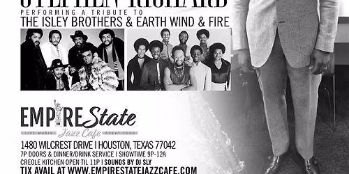 Stephen Richard Tribute to The Isley Bros & Earth, Wind & Fire
