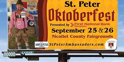 16th Annual St. Peter Oktoberfest Presented by First National Bank Minnesota