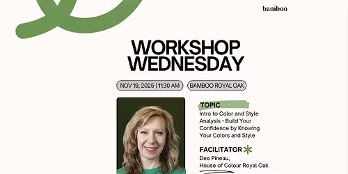 Workshop Wednesday: Introduction to Color and Style Analysis