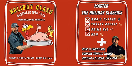 Holiday Class at West Coast BBQ Shop - $150