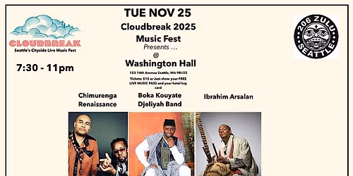 Chimurenga Renaissance, Boka Kouyate & The Djeliyah Band, Ibrahim Arsalan