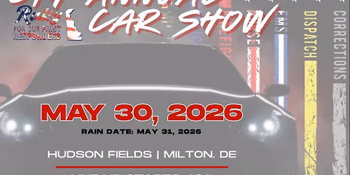 5th Annual Rally for our first Responders Car show