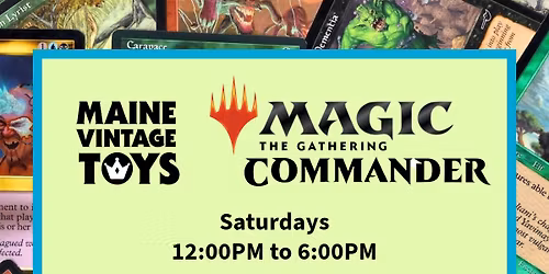 Magic the Gathering: Saturday Commander