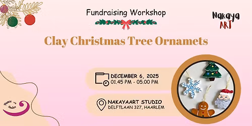 Clay Christmas Tree Ornaments | Fundraising workshop