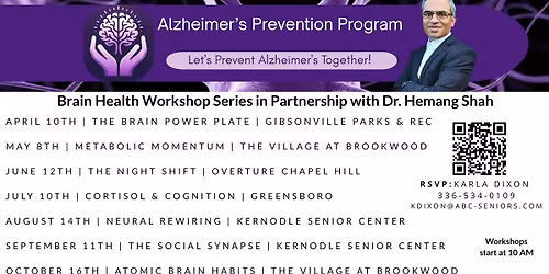 Brain Health Workshop Series: Metabolic Momentum