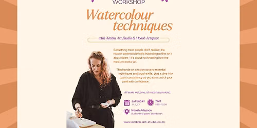 Beginner Watercolour Techniques Workshop by Ambra Art Studio