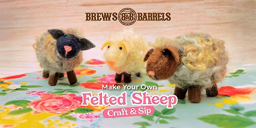 Make Your Own Needle Felted Sheep