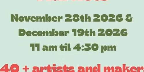 Hampden Holiday Market Shop Small Saturday