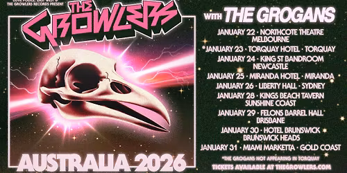 THE GROWLERS with The Grogans | Gold Coast, QLD