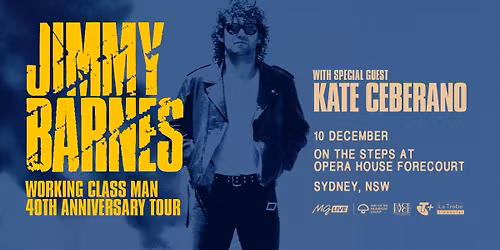Jimmy Barnes On The Steps at Sydney Opera House (Licensed, All Ages)
