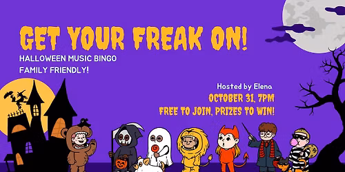 Halloween Music Bingo Party!