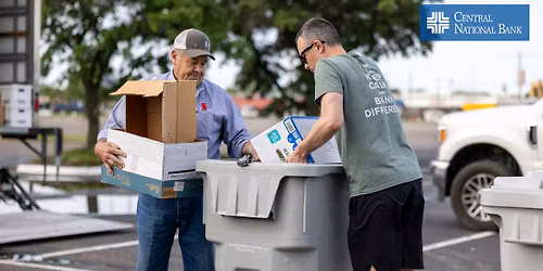 Shred Day at Central National Bank