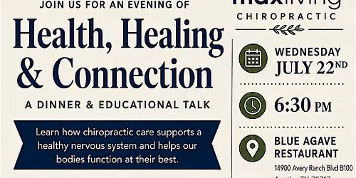 Community Dinner: Health, Healing & Connection
