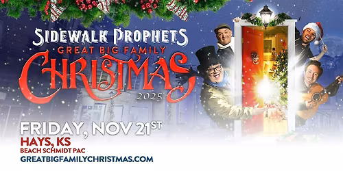 Sidewalk Prophets - Great Big Family Christmas Hays, KS