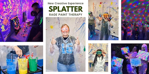 Splatter Paint Party: Release Stress & Create Art