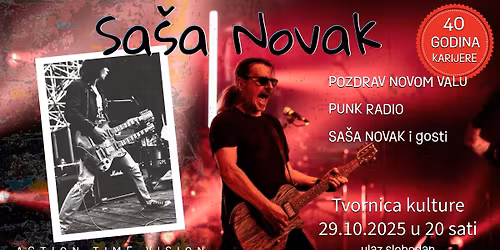 Sa\u0161a Novak 40 godina karijere