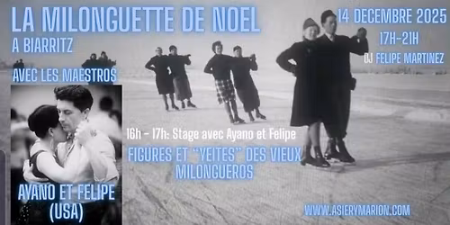 La Milonguette de Noel \u00e0 Biarritz avec Felipe et Ayano + STAGE!!