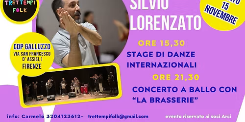 \ud83c\udfb6Stage con Silvio Lorenzato e concerto de La Bresserie\ud83c\udfb6