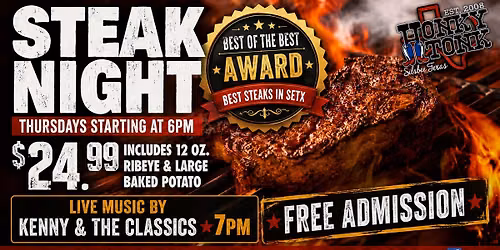 STEAK NIGHT & LIVE ENTERTAINMENT - Kenny & The Classics
