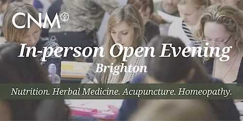 CNM Brighton- Free Open Evening - Thursday 6 November 2025