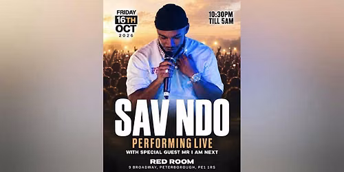 SAV NDO BIG CLUB TOUR TOUCHING PETERBOROUGH AFTER A SOLD OUT SHOW IN LONDON