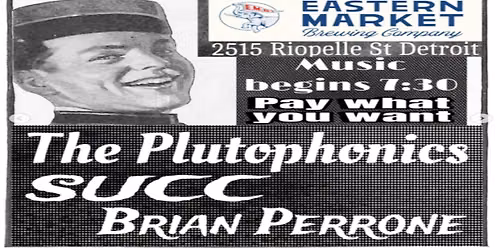 Plutophonics, SUCC, Brian Perrone at EMBC