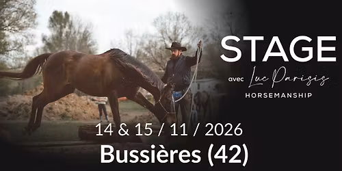 (42) Stage avec Luc Parisis Horsemanship