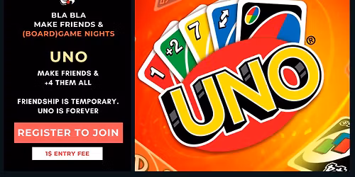 Uno Battle #1 - Registration is mandatory ($1) - Once a month