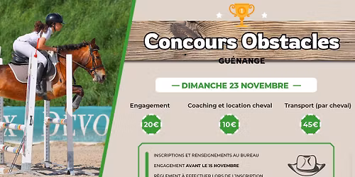 Concours de CSO \u00e0 Gu\u00e9nange