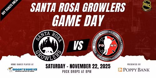 Santa Rosa NorCal Hockey - Growlers vs FDNY