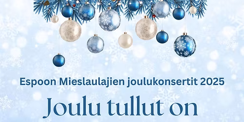 Joulu tullut on - Tapiolan kirkossa