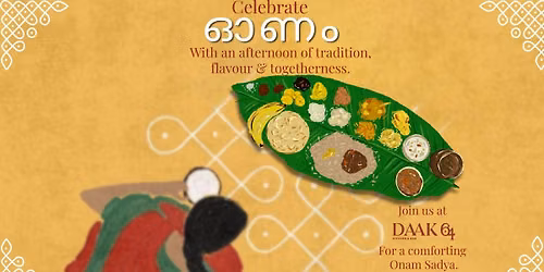 Onam Sadya at Daak 64