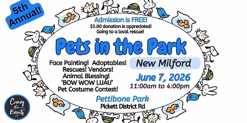 5th annual Pets in the Park New Milford