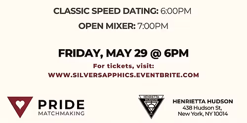 Silver Sapphics: Speed Dating and Mixer