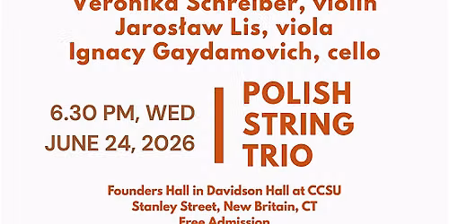 Little Poland Concert Series: Polish String Trio