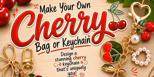 Cherry bag and keychain Event