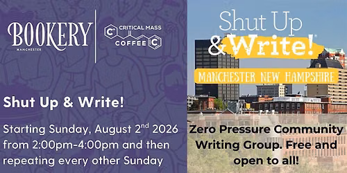 Shut Up & Write! Community Writing Group