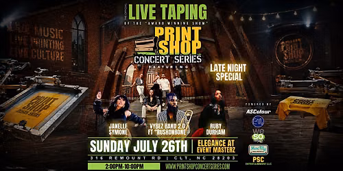 Print Shop Concert Series | Live Taping