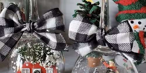 Wine Glass Snowglobes