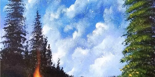 Painting 4\/18 at the Lamp Post in Cortez at 1:00 PM