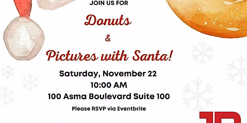 Pictures and Donuts with Santa