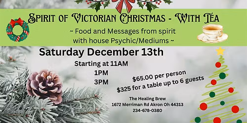 \u2728 Spirit of a Victorian Christmas \u2013 With Tea \u2728
