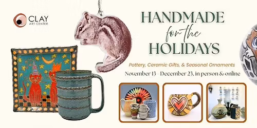 Handmade for the Holidays: Pottery, Ceramic Gifts, & Seasonal Ornaments