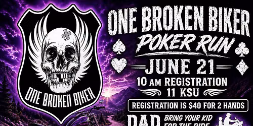 \u2660\ufe0f\ud83c\udfcd\ufe0f ONE BROKEN BIKER POKER RUN \ud83c\udfcd\ufe0f\u2663\ufe0f
