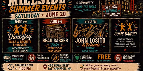 \ud83c\udfb6 Millside Summer Events Night 2: \ud83c\udfb6 Music Showcase Salsa & Bachata